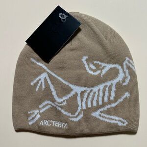 Arc'teryx Brown Beanie with White Logo